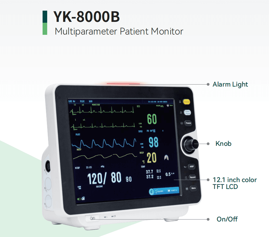 Multi-Parameter Patient Monitor YK-8000B